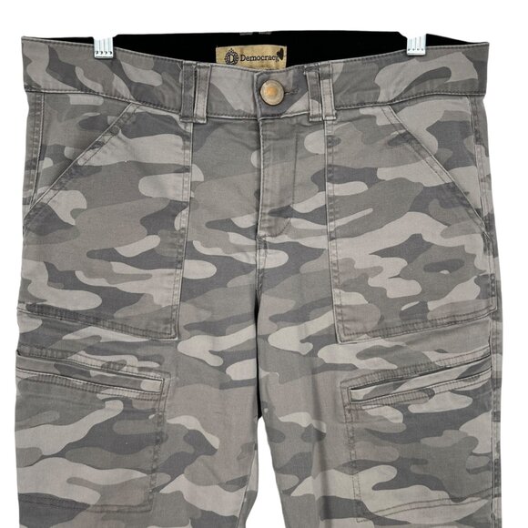 Democracy "Ab"Technology Camouflage Multi-pocket Pants Gray Size 10 - Picture 2 of 9